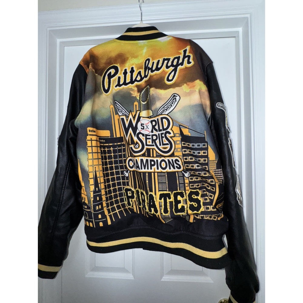 Pittsburgh Pirates Remix World Series Pro Standard‎ Varsity Jacket 3XL SALE